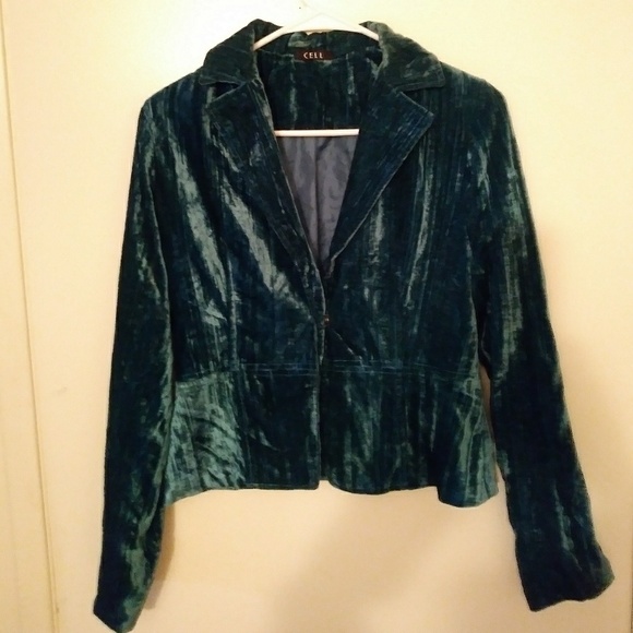 Blue Cell Blazer - Picture 1 of 3